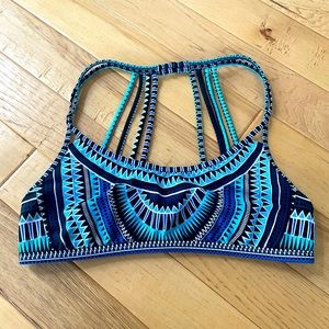 Jag Mosaic Print Swim Top